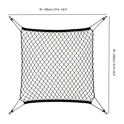 Cargo Elastic Net 70x70cm Black Cargo Net Elastic Floor Prevent Any Damage, US $15.88, image 9