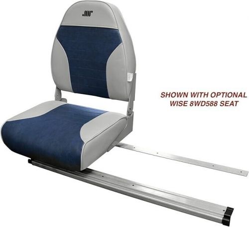 Boat seat mount bracket slide bench 30" rails kit pin plate post pedestal base