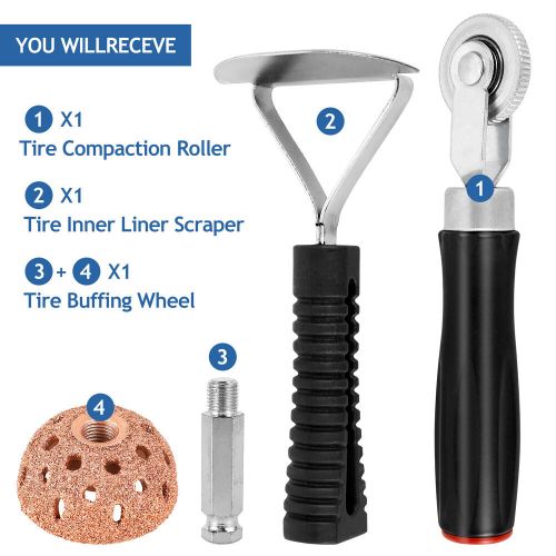 Car Truck Tire Repair Patch Tool Liner Scraper Kit Grinding Head Buffing·-, US $17.39, image 4