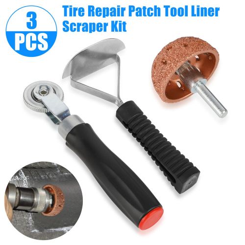 Car Truck Tire Repair Patch Tool Liner Scraper Kit Grinding Head Buffing·-, US $17.39, image 13
