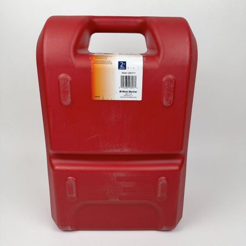 Attwood 6 Gallon West Marine 89745 Red Plastic Portable Outboard Gas Fuel Tank, US $36.00, image 4