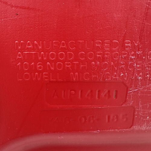 Attwood 6 Gallon West Marine 89745 Red Plastic Portable Outboard Gas Fuel Tank, US $36.00, image 6