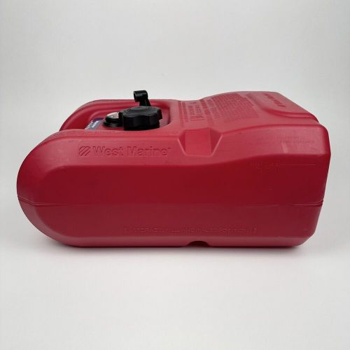 Attwood 6 Gallon West Marine 89745 Red Plastic Portable Outboard Gas Fuel Tank, US $36.00, image 11