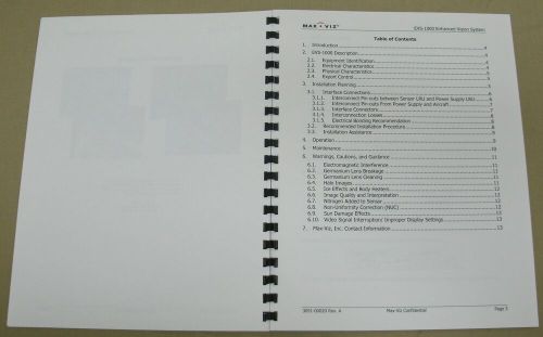 Max-viz information manual evs-100