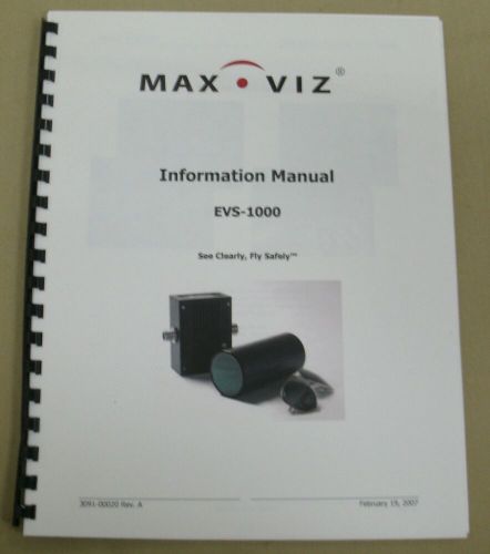 Max-Viz Information Manual EVS-100, US $25.00, image 2