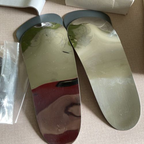 Vintage featherspring's flexible stainless foot supports  w. germany