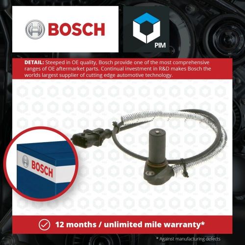 RPM / Crankshaft Sensor fits OPEL OMEGA B 3.2 01 to 03 Y32SE Bosch 90494182 New, US $, image 6