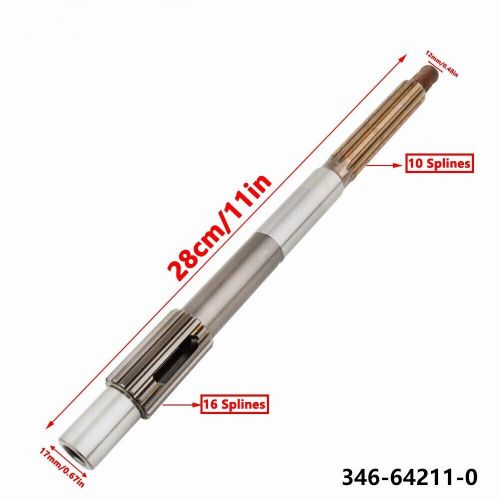 1*Propeller Shaft 346642116 For Tohatsu Mercury Nissan Outboard M NS F 25HP 30HP, US $66.88, image 3