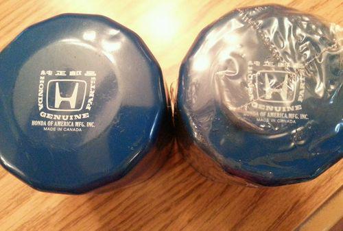 2 NEW HONDA GENUINE PARTS OIL FILTERS 15400-PLM-A02, US $8.00, image 2