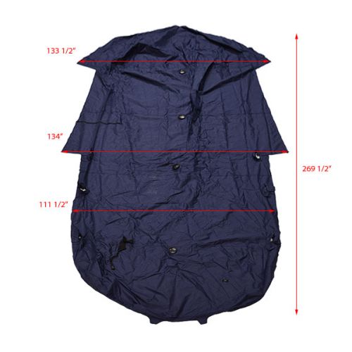 Berkshire Pontoon Boat Mooring Cover 2380 | 230E STS Navy w/ Bench, US $509.87, image 5