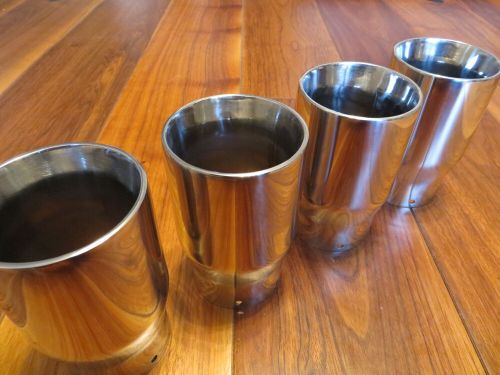 E46 M3 Euro Style 3" Stainless Steel Exhaust Tips OEM+, US $, image 5