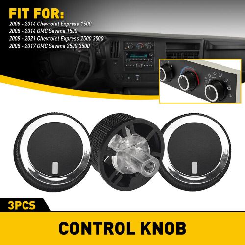 3X Heater AC Temperature Control Knob Car Accessaries For 08-14 GMC Savana 1500, US $18.99, image 4
