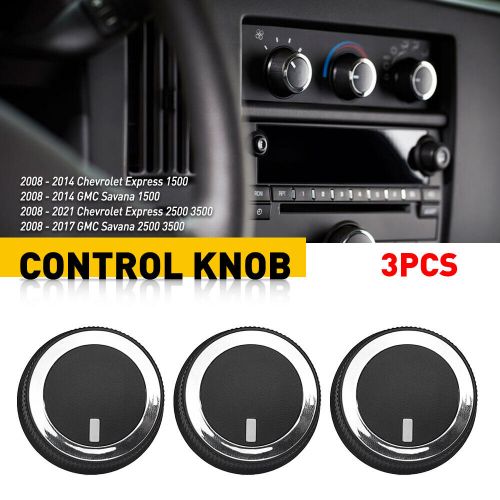 3X Heater AC Temperature Control Knob Car Accessaries For 08-14 GMC Savana 1500, US $18.99, image 8