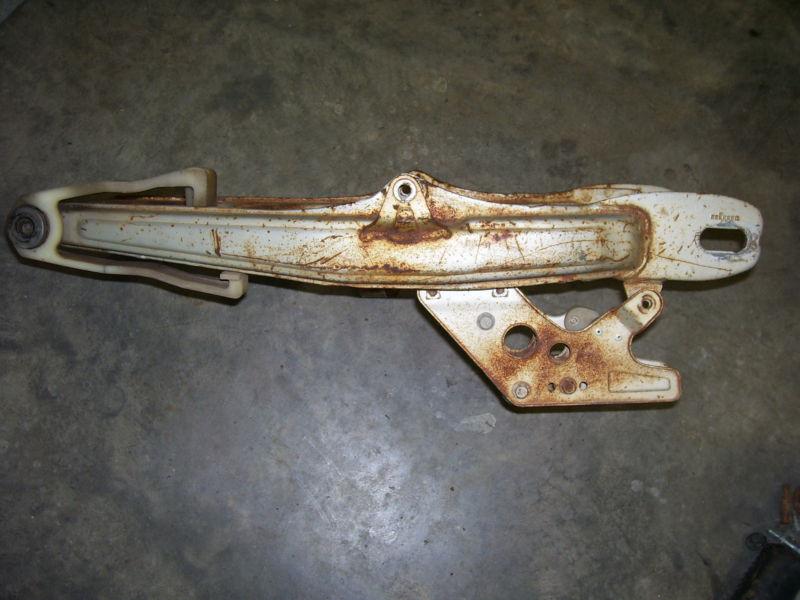 Vintage suzuki ahrma mx rm rm100 125 swingarm chain guide slider solid condition