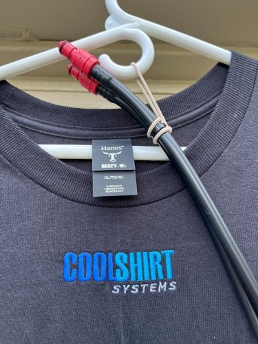 CoolShirt Black Water Shirt X Large Left Valve Exit Cool Shirt, US $120.00, image 2