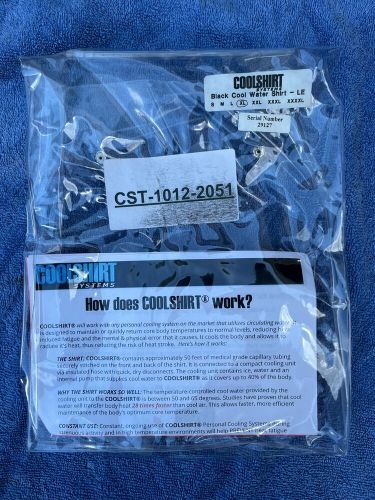 CoolShirt Black Water Shirt X Large Left Valve Exit Cool Shirt, US $120.00, image 3