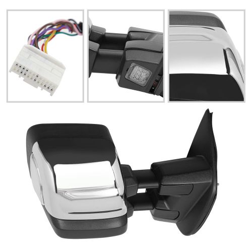 For 2017-2022 Nissan Titan Right Chrome Power Heated Towing Mirror w/ Blind Spot, US $173.43, image 18