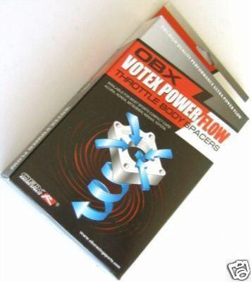 Obx throttle body spacer, acura integra gs-r,ls,rs,b18