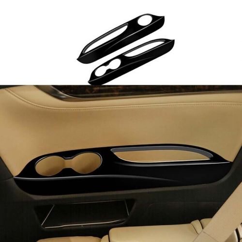 2015-2022 Glossy Black Trim For Toyota Alphard Rear Interior Door Armrest Frame, US $180.33, image 6