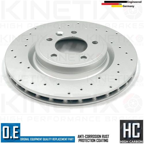 FOR LAND ROVER DISCOVERY 3.0 D250 CROSS DRILLED REAR BRAKE DISCS PAIR 325mm, US $, image 3