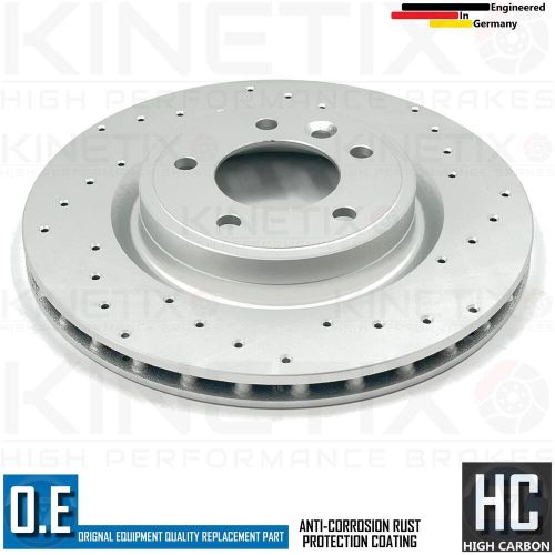 FOR LAND ROVER DISCOVERY 3.0 D250 CROSS DRILLED REAR BRAKE DISCS PAIR 325mm, US $, image 4