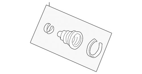 Genuine honda inner boot 44017-s9v-a01