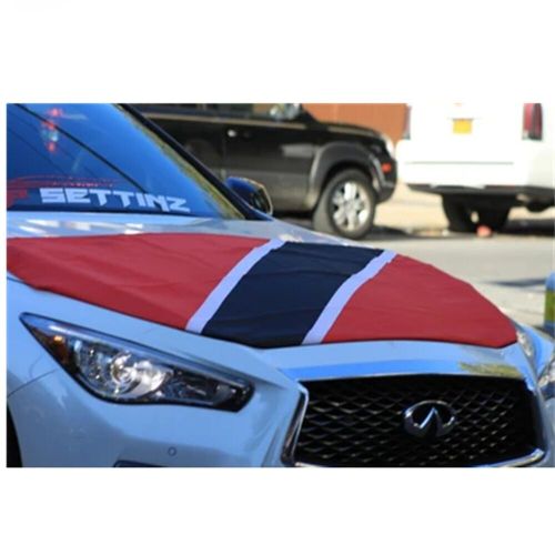Trinidad & Tobago Flag Car Hood Cover Universal Size Elastic Polyester 4x5ft, US $19.99, image 3