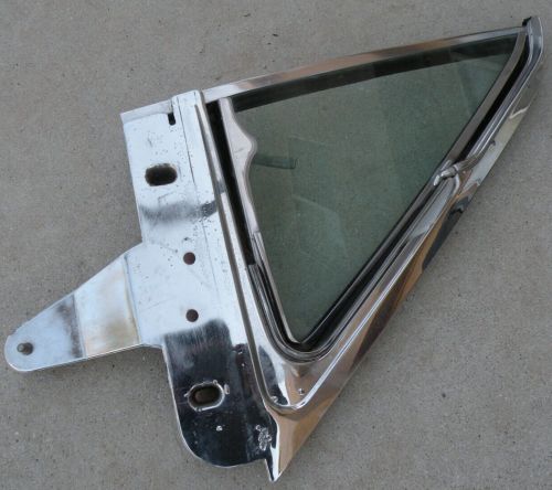 FORD THUNDERBIRD WING VENT WINDOW GLASS PASSENGER RIGHT SIDE 1961-1963 OEM 64, US $150.00, image 3