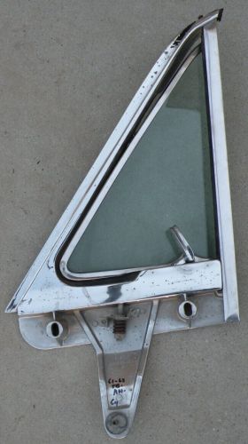 FORD THUNDERBIRD WING VENT WINDOW GLASS PASSENGER RIGHT SIDE 1961-1963 OEM 64, US $150.00, image 13
