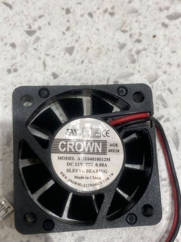 Three (3) CROWN AGE04010S 12M 12V 2wires cooling fans - New, US $15.99, image 2