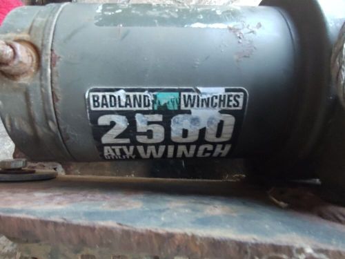 Badland Winches 2500 Lb. Electric ATV UTV WINCH No Remote Raw Winch, US $60.00, image 5
