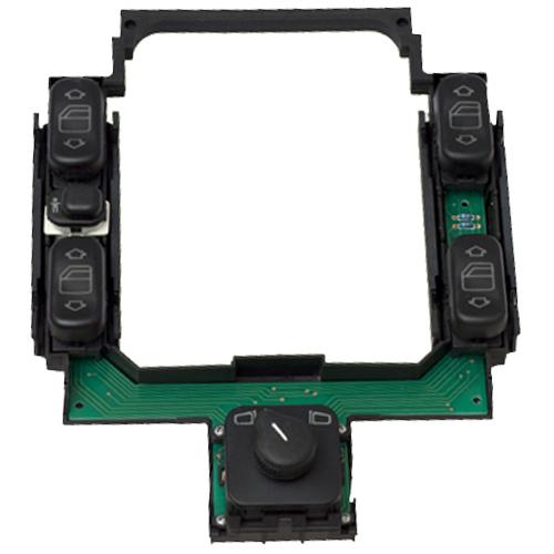 Window switch assembly - mercedes w202 center console - 2028208210 - new