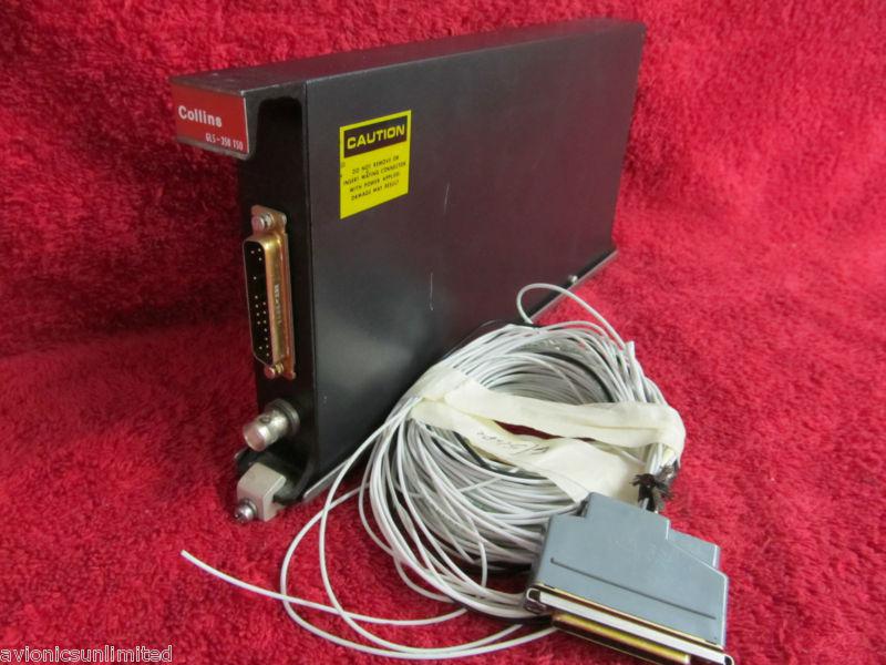 Collins avionics model gls-350 glideslope receiver  *warranty*