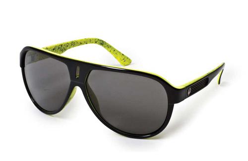 Dragon experience ii sunglasses, acid splatter frame/grey lens