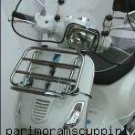 Vespa granturismo  gts50  + gts125   chrome front carrier rack - cuppini italy