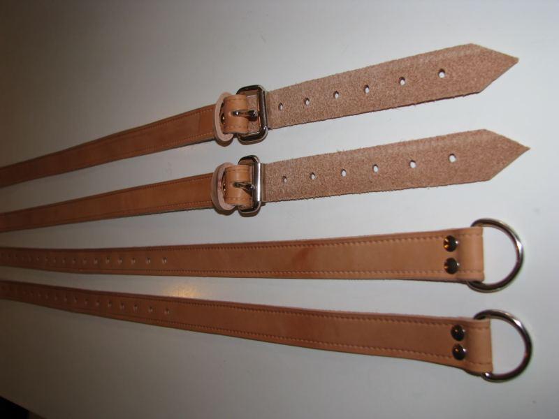 Hand Made in the USA PORSCHE 356 Brown Leather Luggage Suitcase Straps Belts, US $119.00, image 3