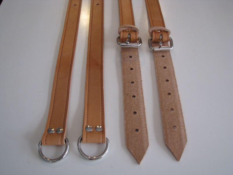 Hand Made in the USA PORSCHE 356 Brown Leather Luggage Suitcase Straps Belts, US $119.00, image 6