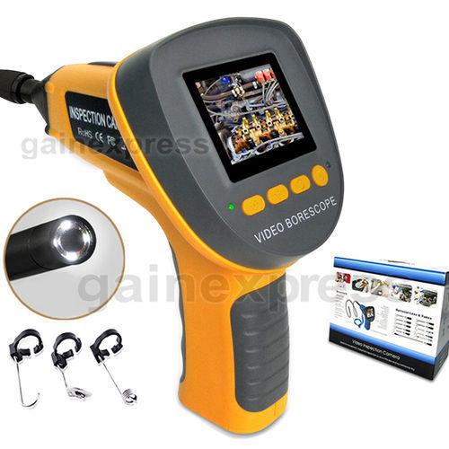 2.4" handheld video inspection endoscope snake scope pipe camera 360° rotation