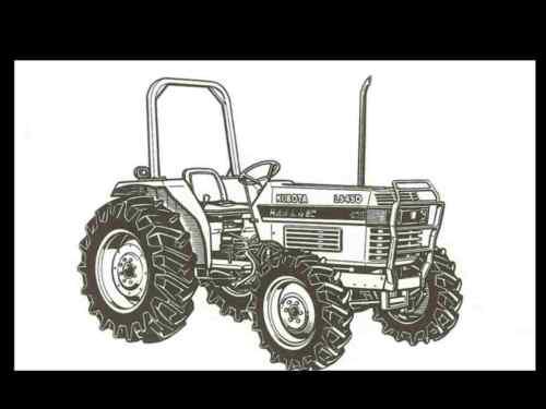 Kubota l4350 l4850 l5450 l 4350 5450 tractor manual 