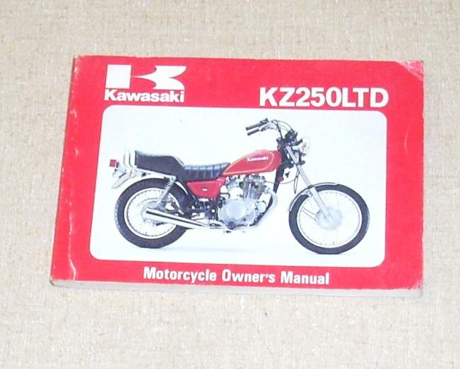 Kawasaki  kz250 ltd owners manual 1980