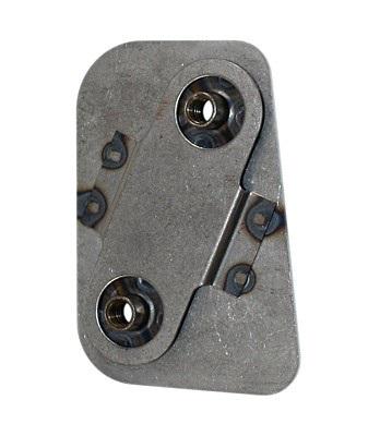 Door striker chassis mounting plate, right, porsche 911/912/930/912e, (1965+)