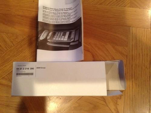 Original Bmw snap-in adapter for iphone 4/4s media/music, US $140.00, image 2