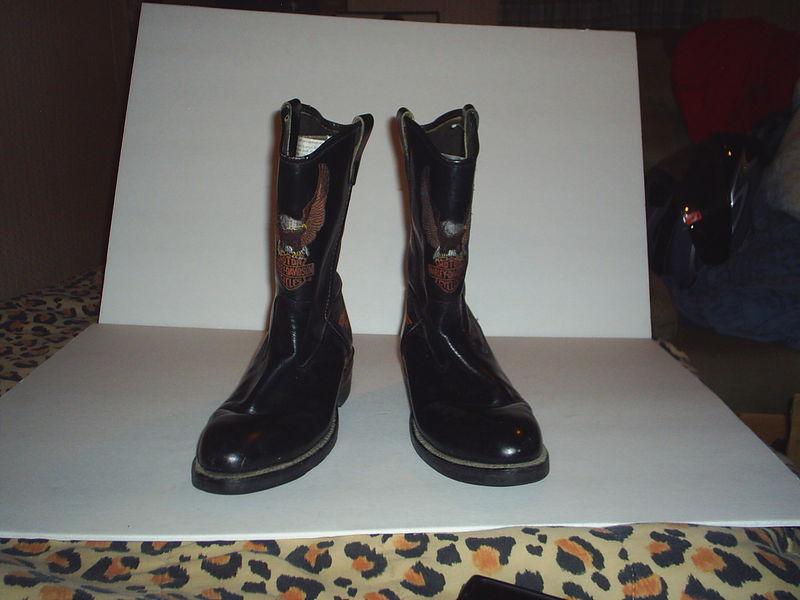 Harley davidson boots size 10 d gently used