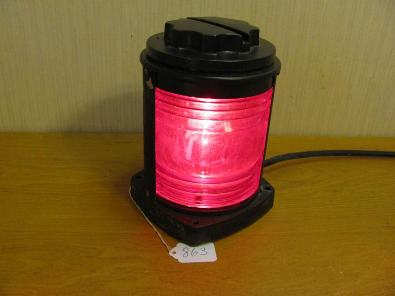 Used perko red side navigation light lamp #863