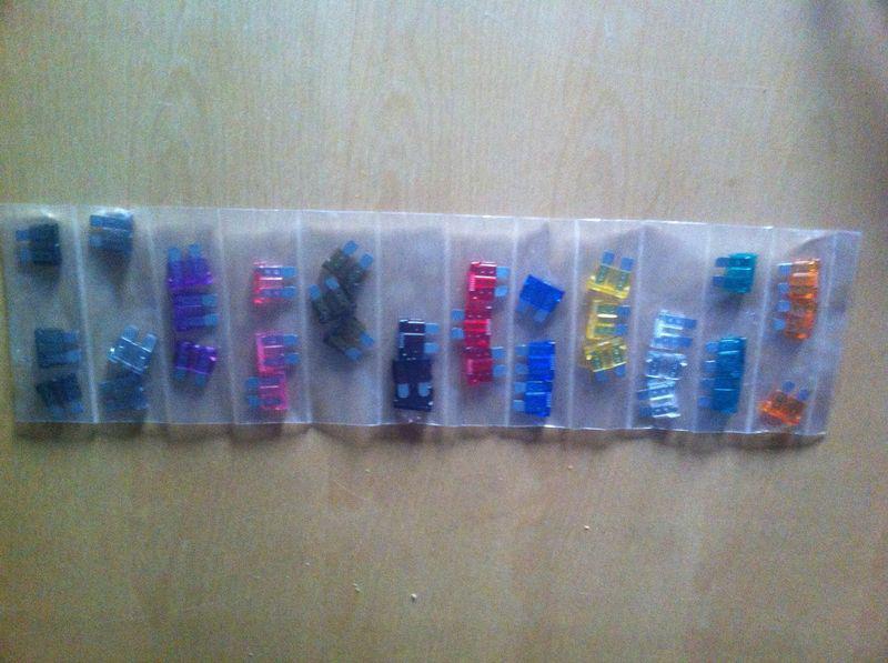 36 piece atc blade style fuse kit - from 1amp all the way to 40amp fuses in kit
