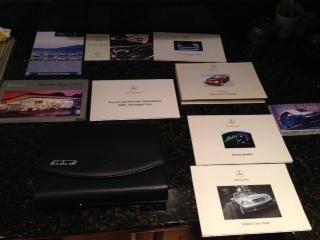 2002 mercedes c320 wagon owners manual set complete rare