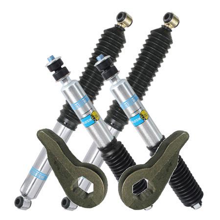 01-10 chevy 2500 hd 3500 lifting leveling torsion keys w 4 bilstein 5100 shocks
