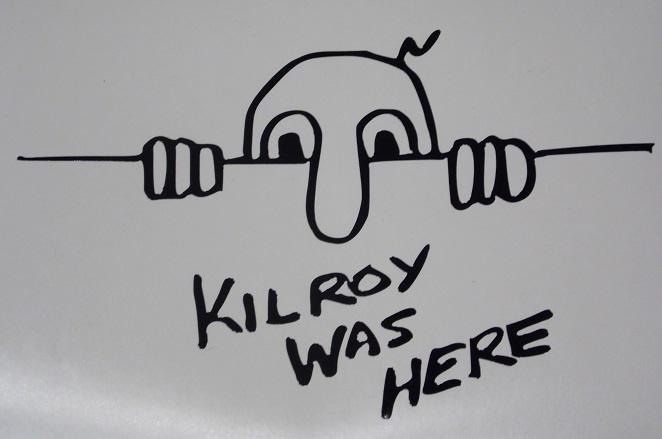 Kilroy was here car truck window vinyl decal sticker