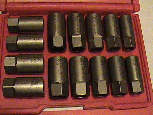Snap-on tools sae&metric  14 piece deep well thread chasersthread set dtrcfm114