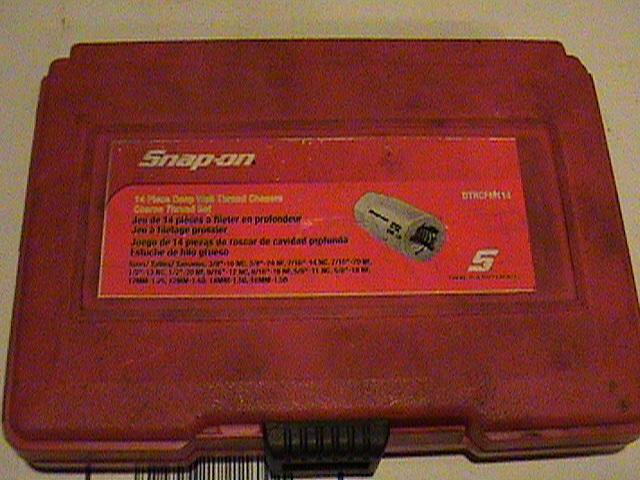 Snap-On Tools SAE&METRIC 14 Piece Deep Well Thread ChasersThread Set DTRCFM114, US $199.95, image 8